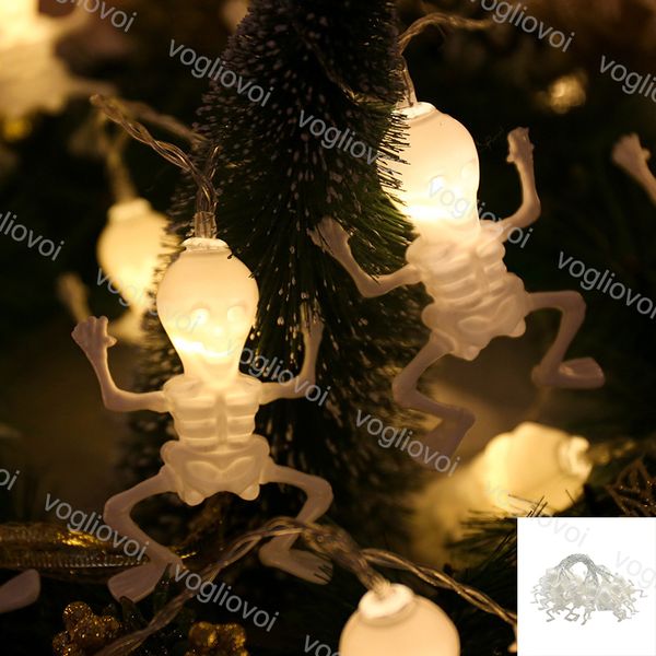 

halloween string lights 1.5m 2m 3m 6m 3v skeleton figure man string lights halloween holiday party garden decoration lantern light dhl