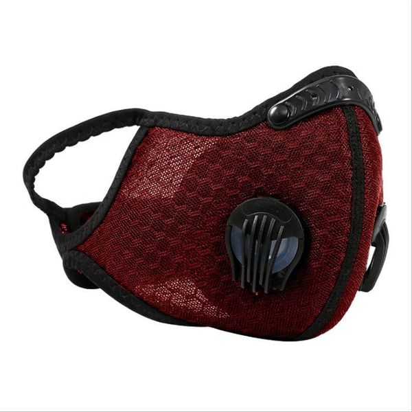

8 colors bicycle face masks outdoor riding dust-proof anti smog reusable breathable mesh cycling designer mask ahe506