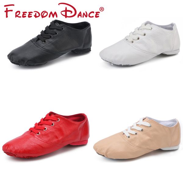 

genuine leather dance sneakers for women men soft breathable jazz dance shoes indoor wear ballet yoga gym fitness shoes 31-45