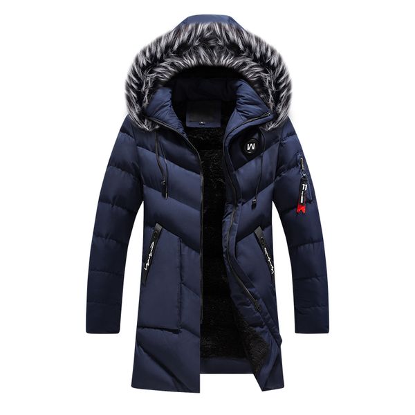 

fashion brand men parka casual coat men hooded coat jackets casual 2019 winter men's parka, Tan;black