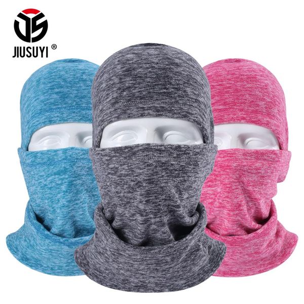 

wool fabric fleece thermal winter balaclava keep neck warmer full face mask bicycle snowboard knit adjustable with drawstring