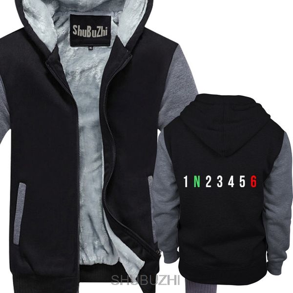 

1 n 2 3 4 5 6 motor gears joke cool motorcyclist ride mens winter warm hoodie xmas gifts jacket for boyfriend sbz4420, Black