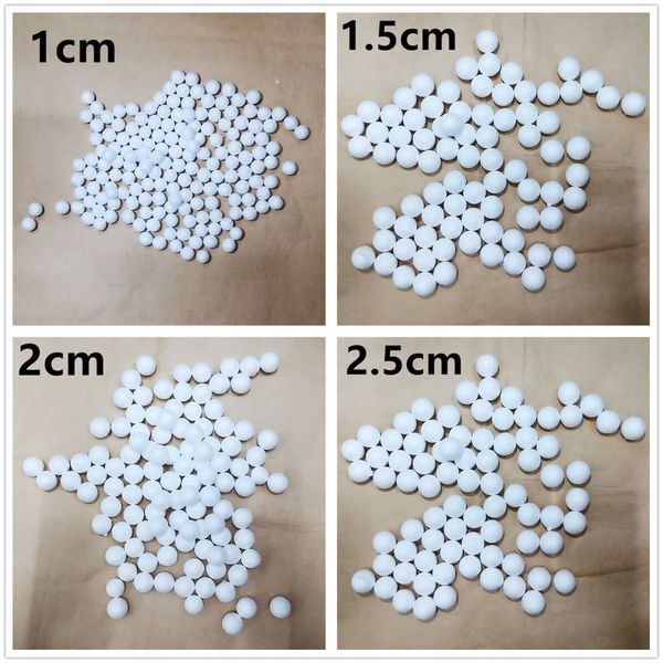 

1/1.5/2/2.5/3cm 100~200pcs white modelling foam balls craft polystyrene styrofoam balls decorative foam round