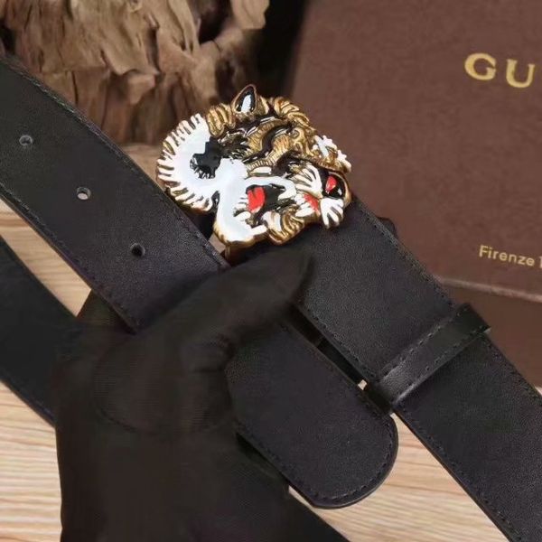 

new fashionable men's business belt automatic buckle leather belt of charge, Black;brown