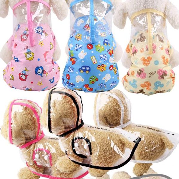 

оптовая цена прозрачный щенок дождевики универсальный водонепроницаемый одежда для собак для летом весны с капюшоном pet пальто дождя фабрик