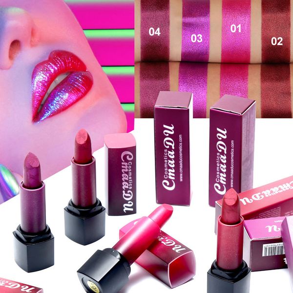 

cmaadu glitter matte velvet lipstick waterproof long-lasting lip gloss diamond shimmer lipgloss lips balm makeup comestics