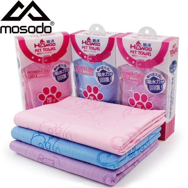 

mosodo pvc pet pet dog towel soft drying bath towel for dog cat hoodies puppy super absorbent bathrobes