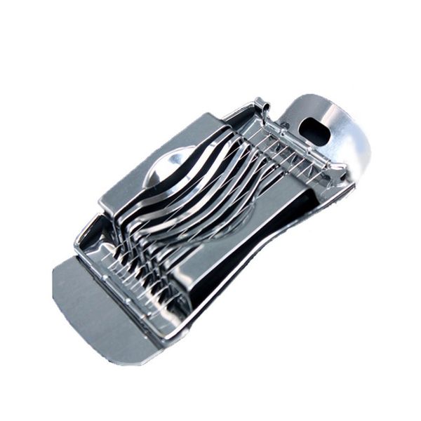 

5шт нержавеющей стали вареное яйцо slicer cutter фруктов растительные chopper кухни