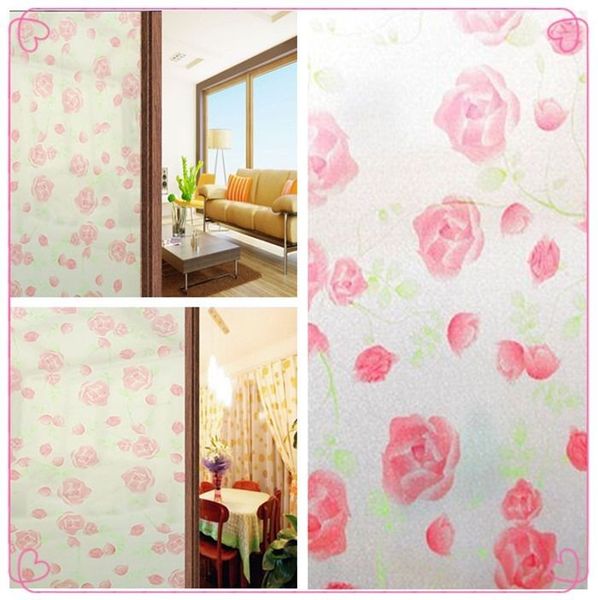 

privacy frosted decorative glass window film bathroom office stickers pvc 60 90