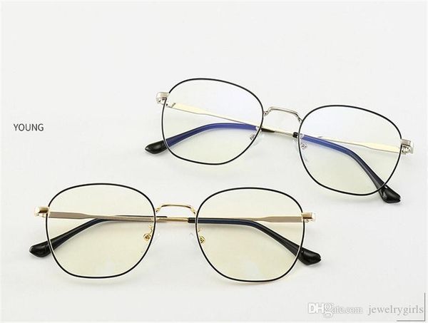 

mens woman myopic glasses adumbral sunglasses for man womens plain anti- blue light glass with boxdr35622, White;black