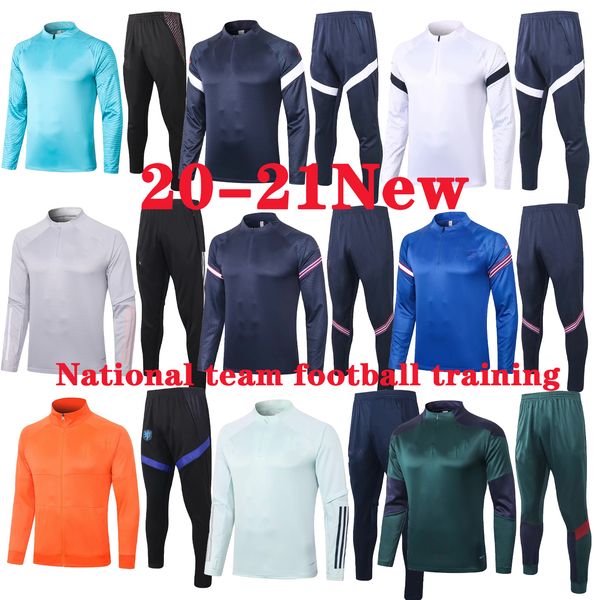 

2020 national team winter training uniforms - chandal futbol with long sleeves and argentina-inspired football jackets, Black