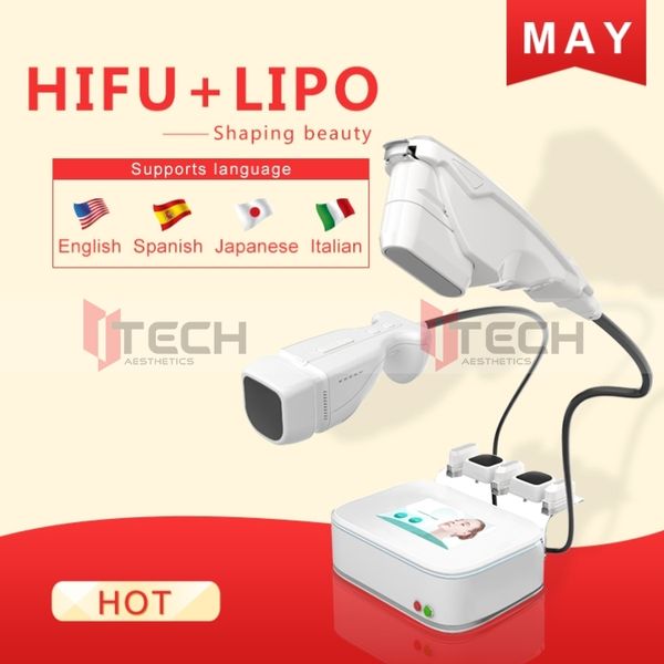 Liposonix Hifu per macchina dimagrante per il corpo Attrezzatura termale portatile Macchine per ultrasuoni Lipo Hifu Dimagrimento Riduzione rapida della cellulite Ultrasuoni