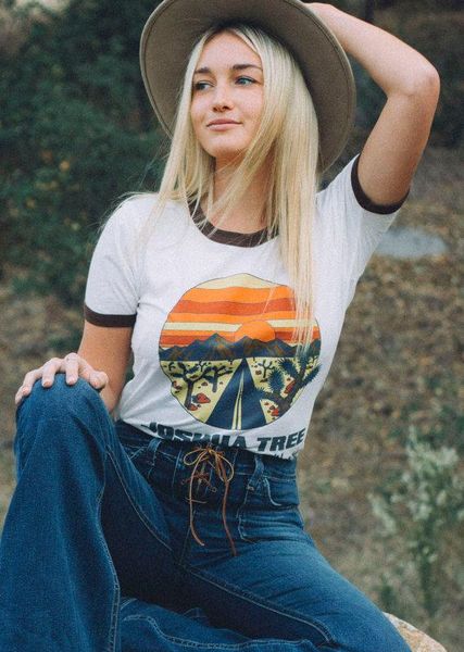 

hillbilly bejoshua tree women t shirt summer oversize vogue white o-neck harajuku vintage ropa de mujer de verano tide