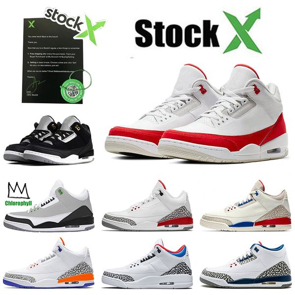 

fashion classic basketball shoes 3s jumpman air jordan retro tinker hatfield ale unc pe knicks rivals trainers sport sneakers, White;red