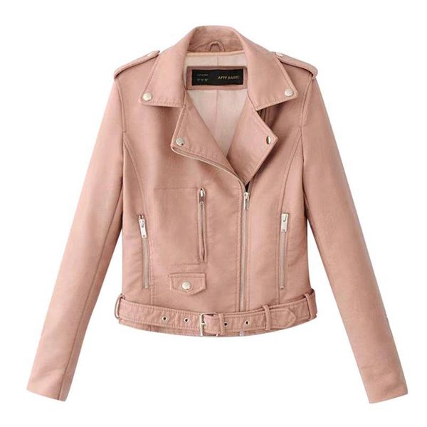 

2019 оен женин бѬне пѬоладнй lady pu leather jackets ладкий женкий zipper подделнй fem, Black;brown