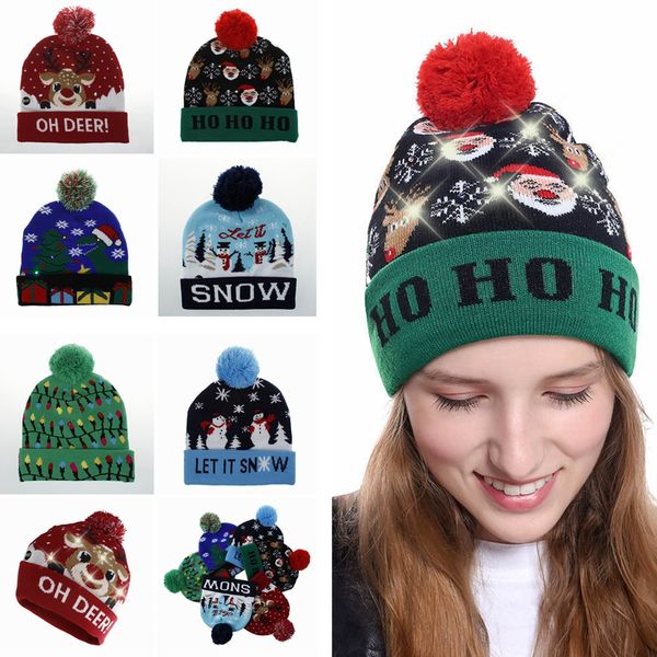 Image result for christmas led beanies