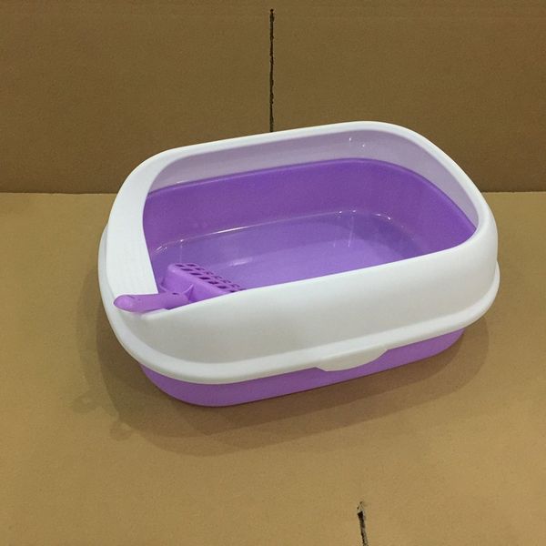 

portable clean cat litter box training bedpans open cat sand litter box cat toilet trainer for pets supplies