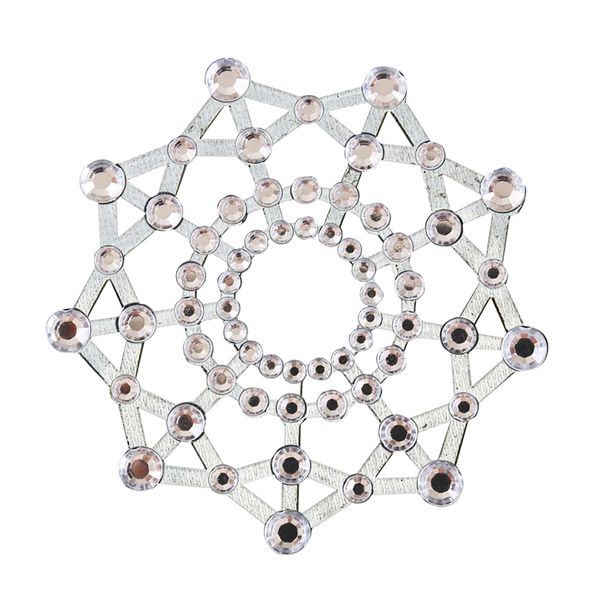 

fun crystal rhinestone nipple pasties breast sticker products, Black;white