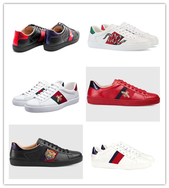 

2019 new arrival fa hion men women luxury de igner neaker hoe genuine leather bee embroidered 13 gucci 13 ca ual hoe