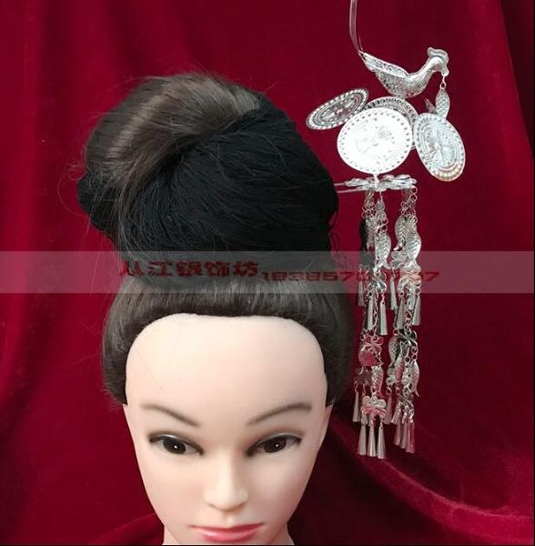 

аксессуары его headdress волос для женщин его silver шпильки, Black;red