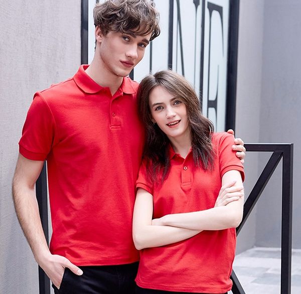 

2019 fashion students' polos fashionable in style short sleeve colorfast women's polo clothing with seven colors, White