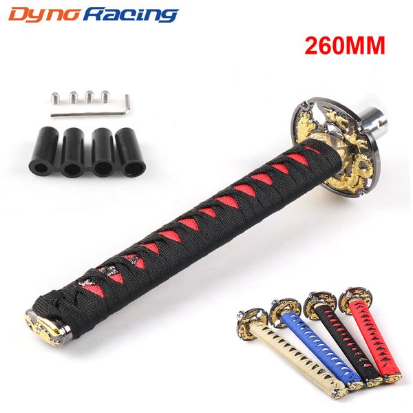 

jdm style short samurai sword shift knob shifter 260mm metal weighted sport katana shift knob
