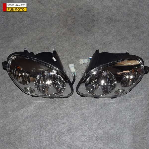 

left and right headlight of cf500 atv parts number is 9010-160110 and 9010-160210