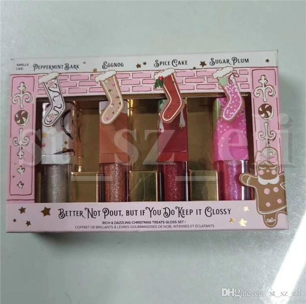 

макияж губ слишком face set лучше не рвых но если вы держать его глянцевая богатые и ослепительная рождество лечит gloss set 4шт набор жидка