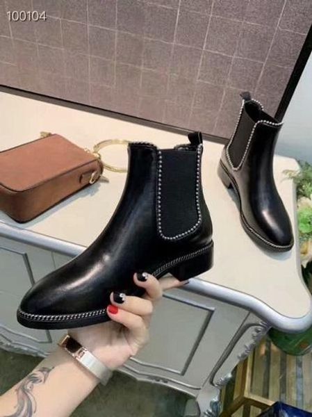 

well luxury shoes new leather round toe women boots gladiator lace up thick heel ankle boots shoes women high heel flock boots, Black
