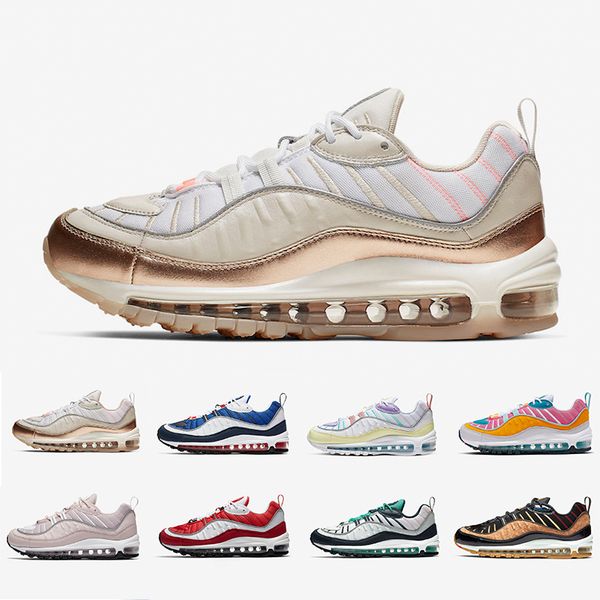 

rose gold drop shipping pink barely rose gold easter sport running shoes for men women gym red runners trainers cushion 36-45, White;red