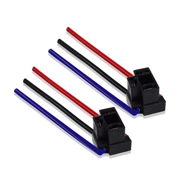 

dyoung 2pcs н4 h / l 9003 частей гнездо металлическое основание лампы держатель лампы авто-мужчин к разъему шины медного многожильного прово