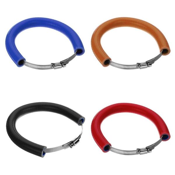 

motorcycle modified exhaust pipe anti-fall rubber ring protective cover 100-160mm