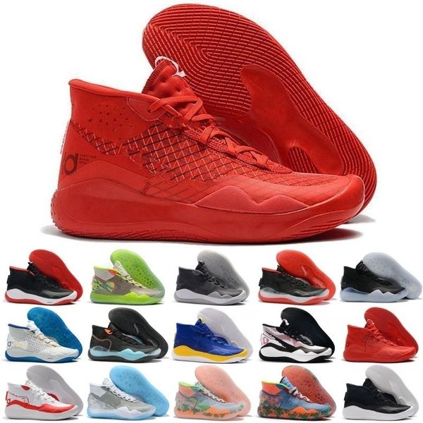 

quality kd 12s starting eybl peach jam basketball shoes durant xii 90ss kid ep the day one anniversary university kd chaussures