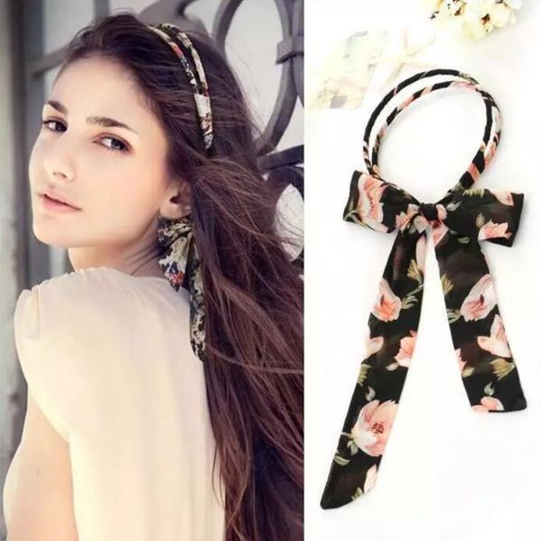 

new cloth streamer net red headband korea sweet little clear headwear super fairy female hair accessories headband wholesal, Silver