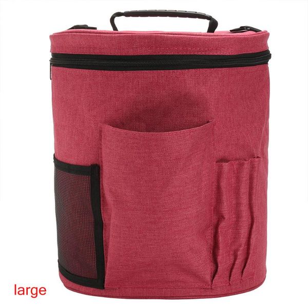 

storage bag organizer large capacity holder diy knitting tool for crochet hooks knitting needles portable yarn craft case tote