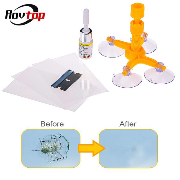 

windshield repair kit quick fix car cracked glass windscreen repair tool kit resin sealer diy auto window screen polishing z2