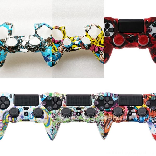 

71zlp 4 мягкий силиконовый чехол playstation skin grip для корпуса камуфляжный контроллер ps4