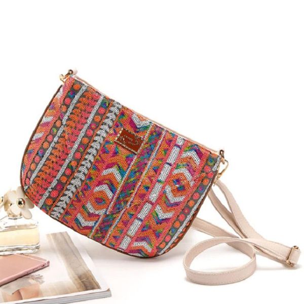 

ретро boho женщина плечо crossbody сумка этнического summer beach посланник сумка