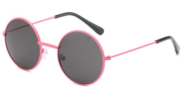 

fashion round sunglasses eyewear sun glasses metal frame anti uv400 sunglasses lenses for kids children, White;black