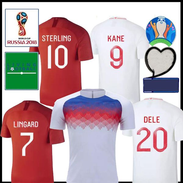 

2019 uk england training occer jer ey 18 19 black pink volt 9 kane 10 dele occer hirt lingard vardy football uniform, Black;yellow