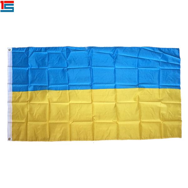 

цифровая печать флаг украины 90 х 150 см полиэстер национальный флаг страны баннер с двумя прокладками