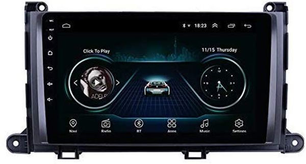 

9 inch car head unit android 9.0 android auto gps video car radio with fm/fm for toyota sienna 2009-2014