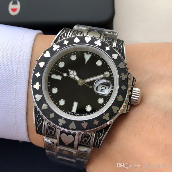 

luxury watch 8215 fully automatic mechanical movement 316 stainless steel case sapphire glass mirror 42mm 11mm 5 degree waterproof c111, Slivery;brown
