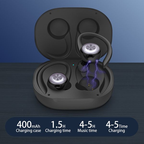 

a10 tws wireless bluetooth sport headphone ear hook headsets earbuds vs tour 3 power pro for iphone x 11 huawei factory outlet