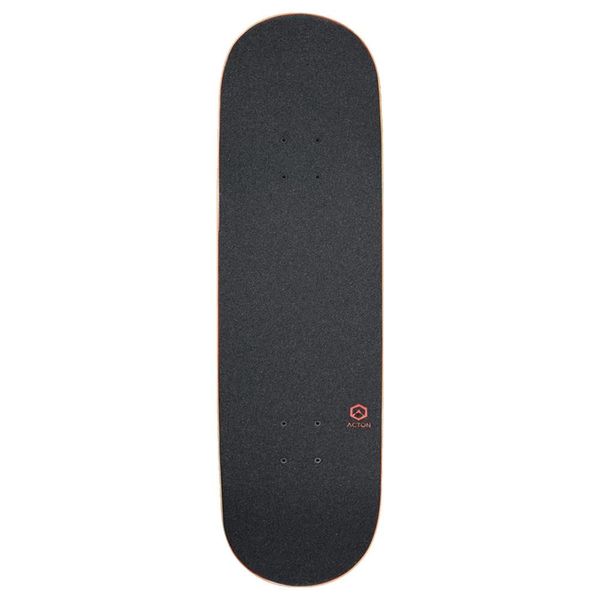 ACTON B1 Double Rocker Skateboard a sette strati di acero canadese eccellenti prestazioni di manovrabilità - nero