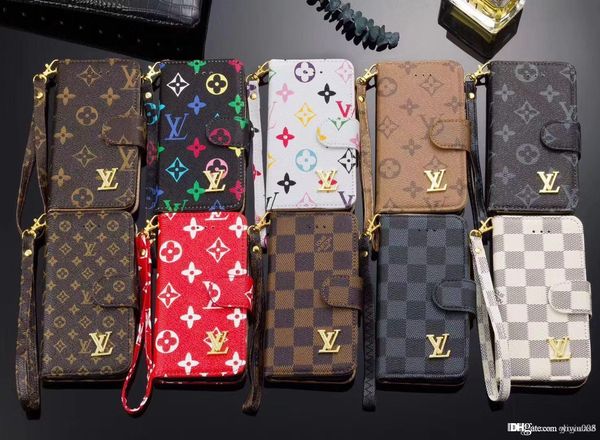 

Brand ca e for am ung 7 edge flip leather wallet phone ca e cover for am ung 8 8 plu 9 9 plu note 8 note 9