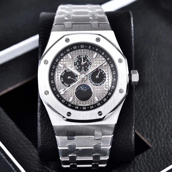 

2019 дизайнерские часы класса люкс мужские часы VK хронограф японский кварцевый рез