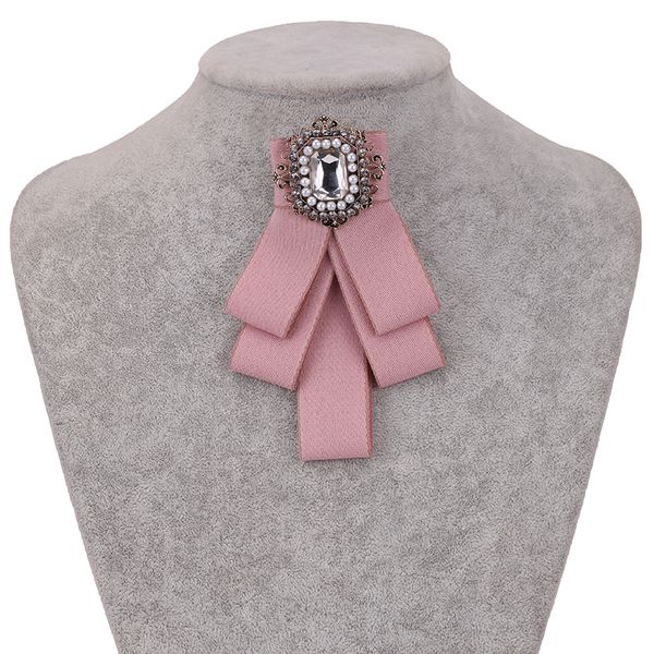 

wholesale 5 pcs pearl acrylic crystal gravatas fake collar bowtie noeud papillon homme nep kraagje blouse cloth bow tie women, Black;blue