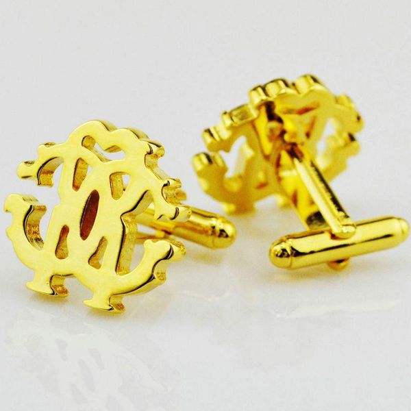 

лучшие высококачественные французские запонки ювелирные изделия брендинг рубашка запонки округлость медные манжеты кнопки для рождественских, Silver