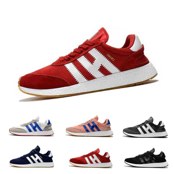 

Size 36-45 Iniki Runner Running Shoes For Men Women Real Top Quality Original Black White Iniki Runner Designer Sport Sneakers Trainers Shoe